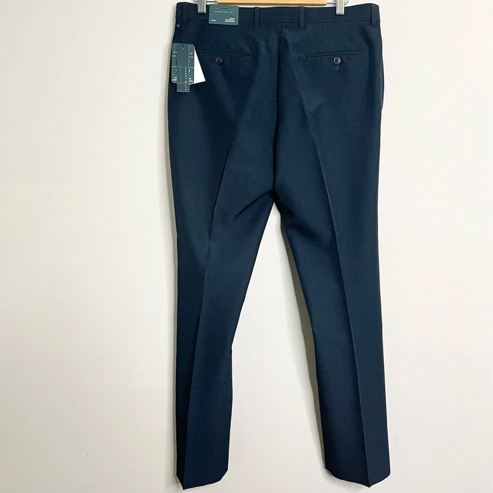 PERRY ELLIS Men’s Travel Luxe Slim Fit Seersucker Pants NWT